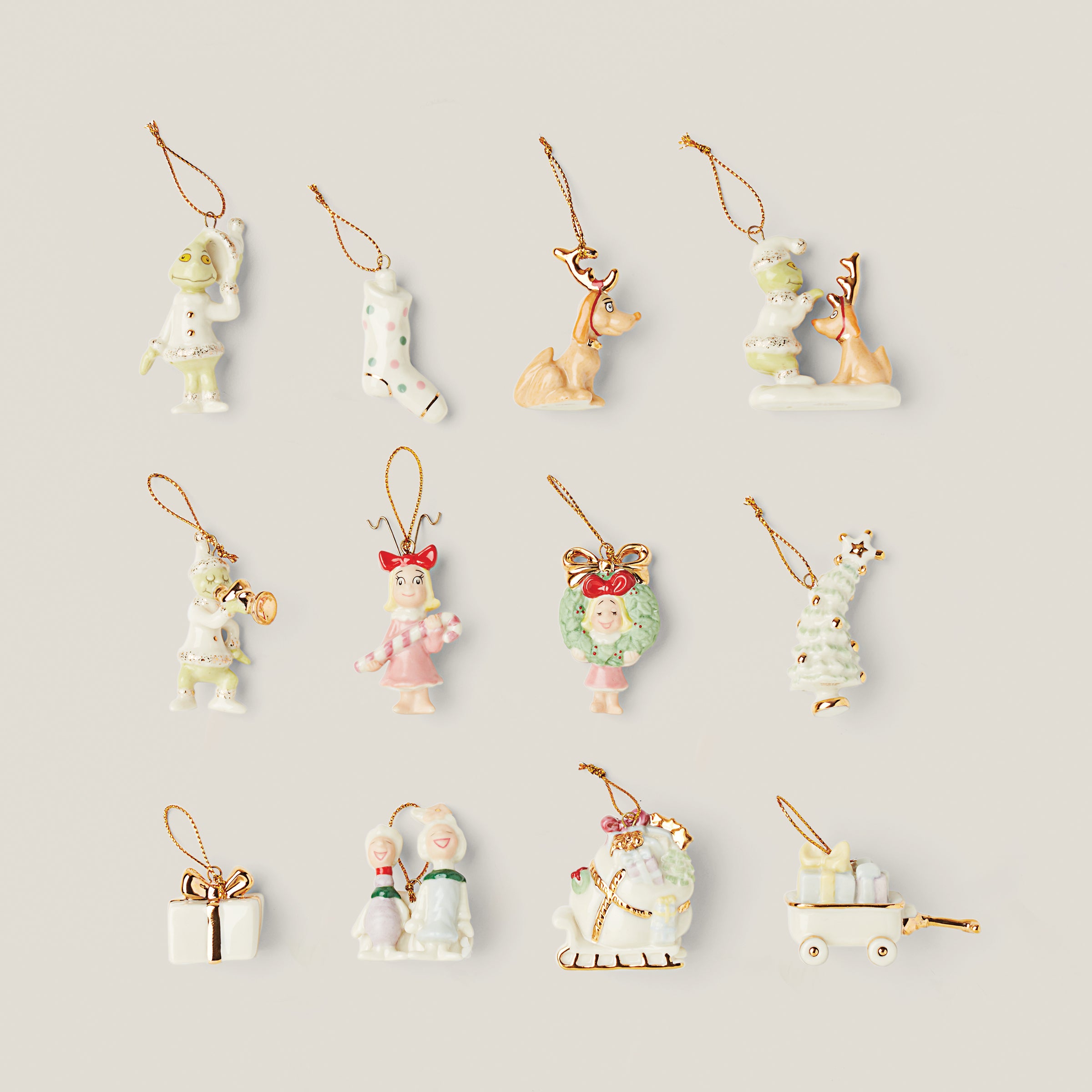 How The Grinch Stole Christmas 12-Piece Ornaments