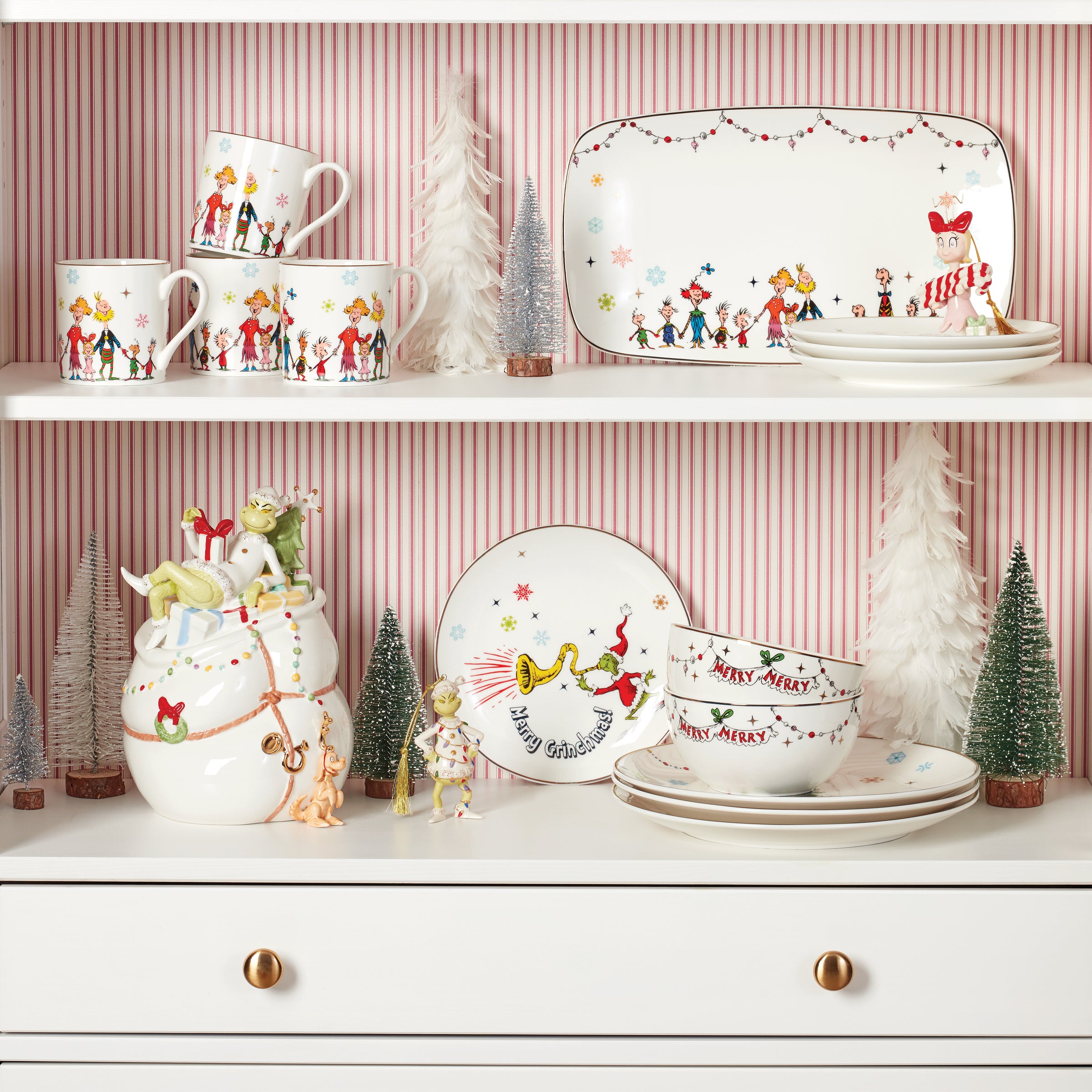 Merry Grinchmas 12-Piece Dinnerware Set