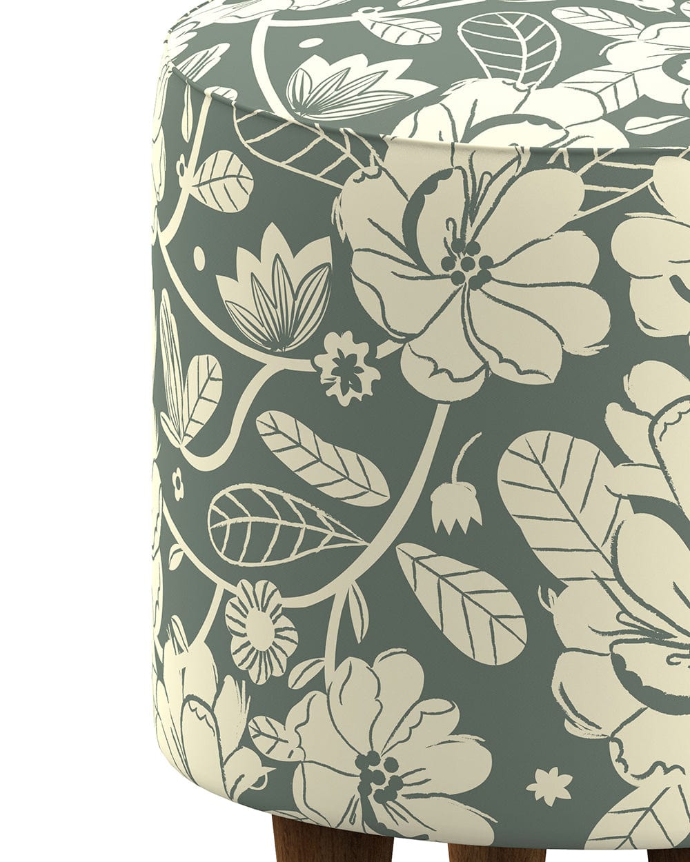 French Pouffe - Grey's Garden