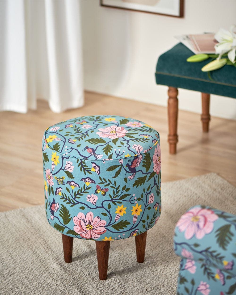 The French Pouffe - Printed