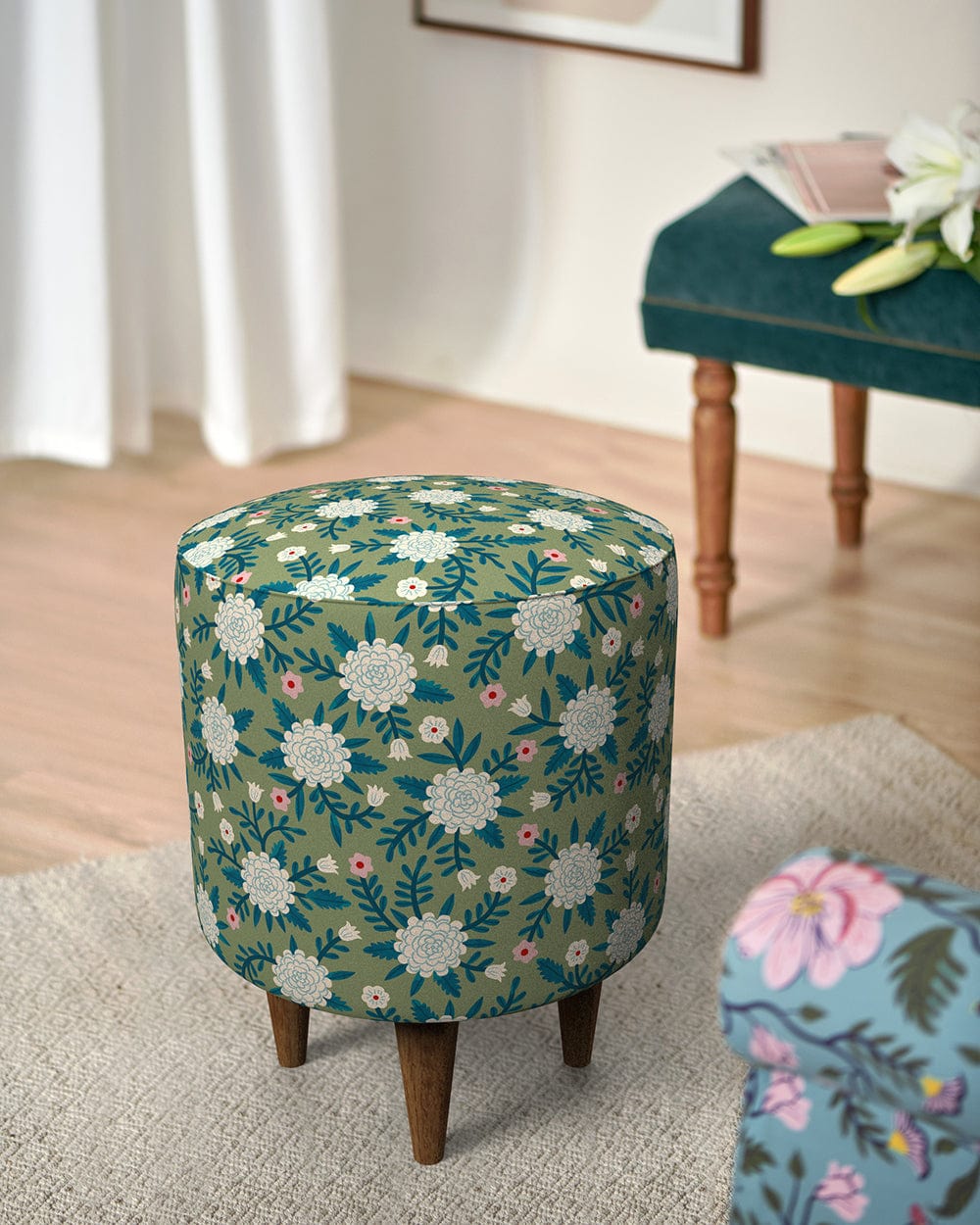 The French Pouffe - Printed