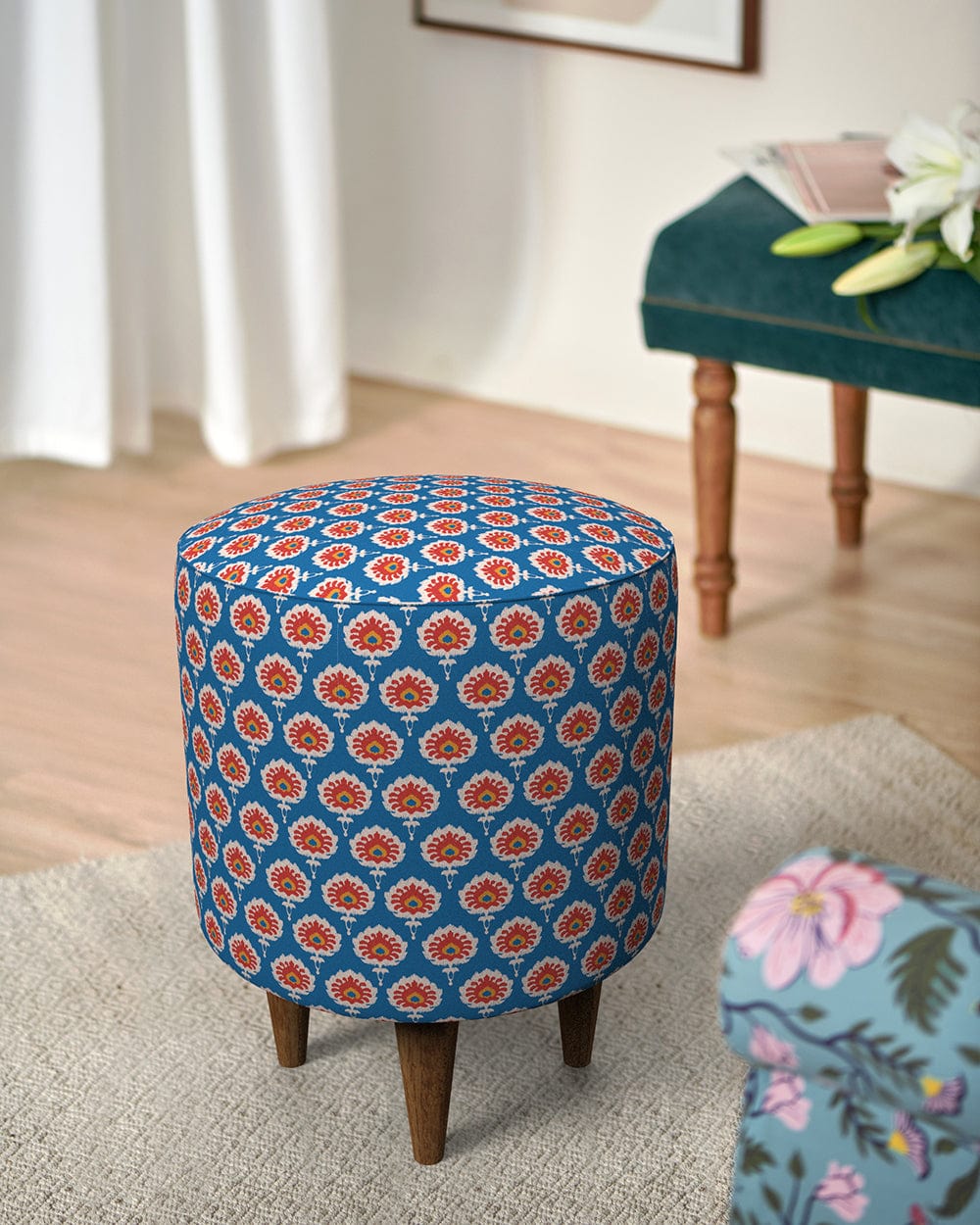 The French Pouffe - Printed