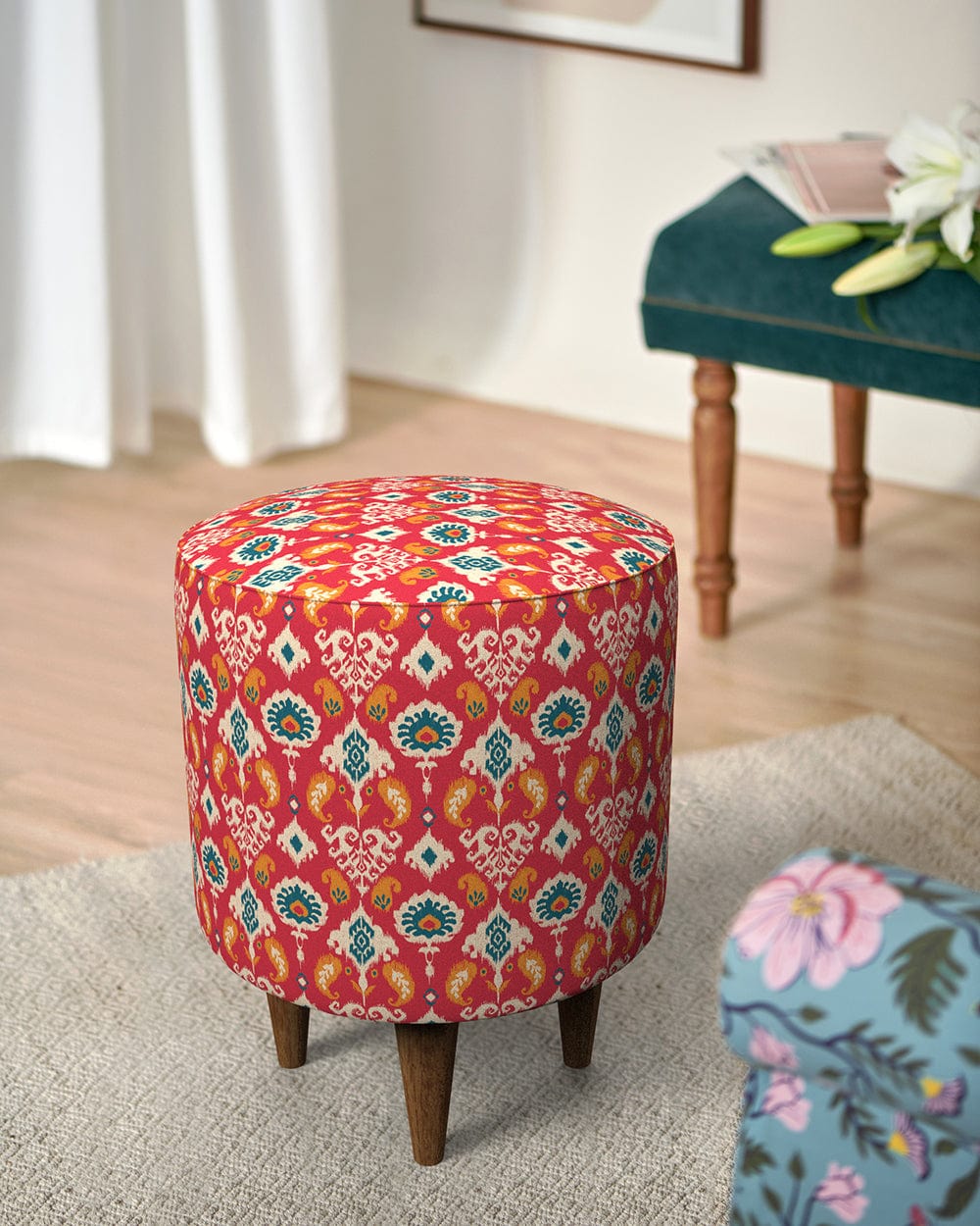 The French Pouffe - Printed