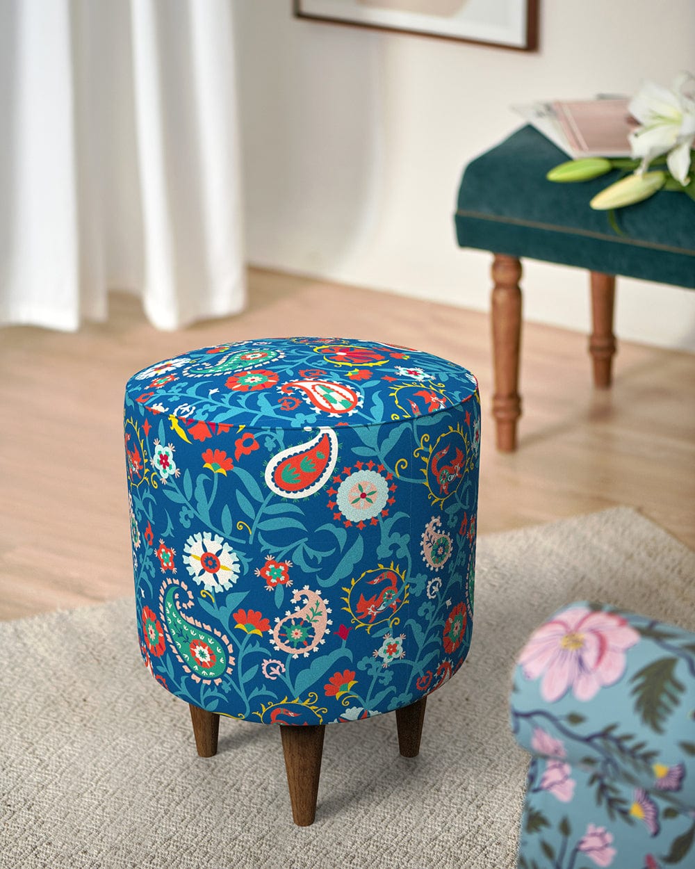 The French Pouffe - Printed