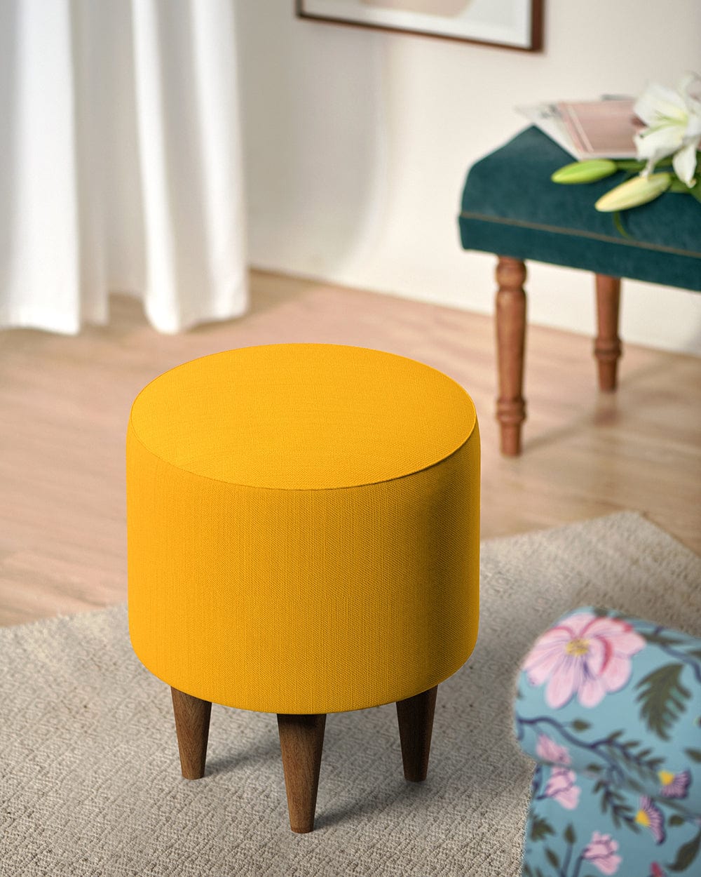 French Pouffe - Plain