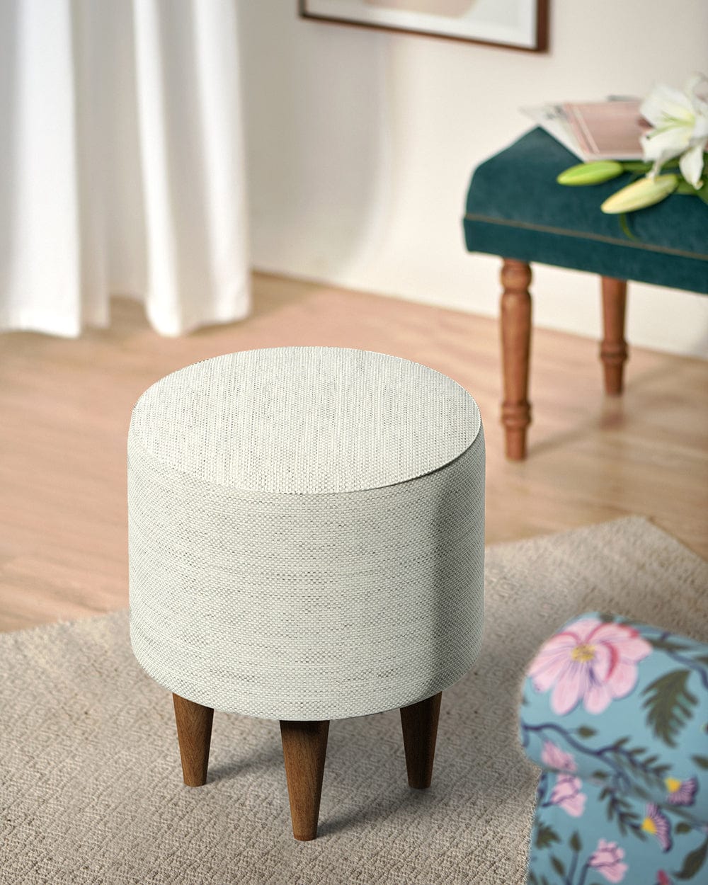 French Pouffe - Plain