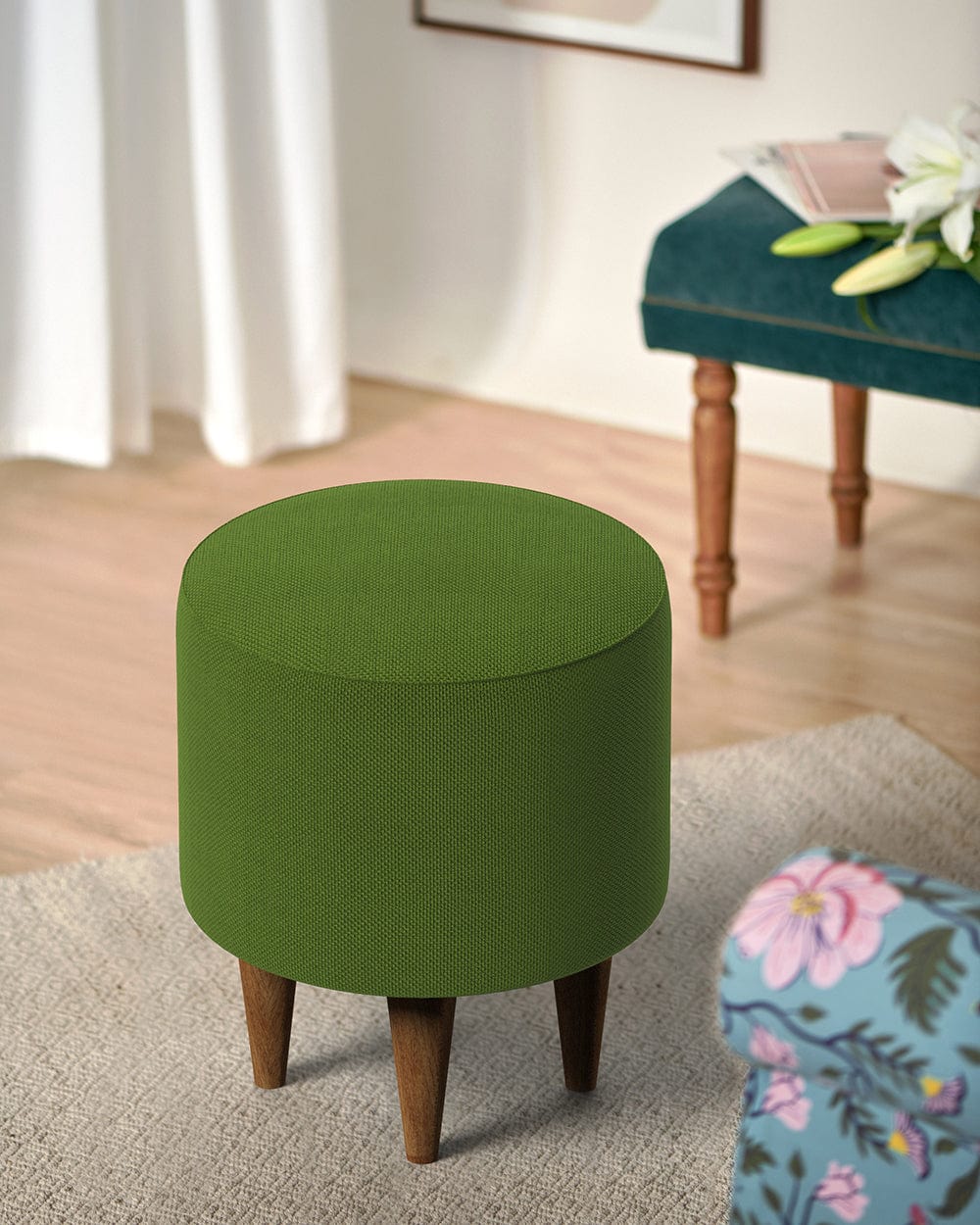 French Pouffe - Plain