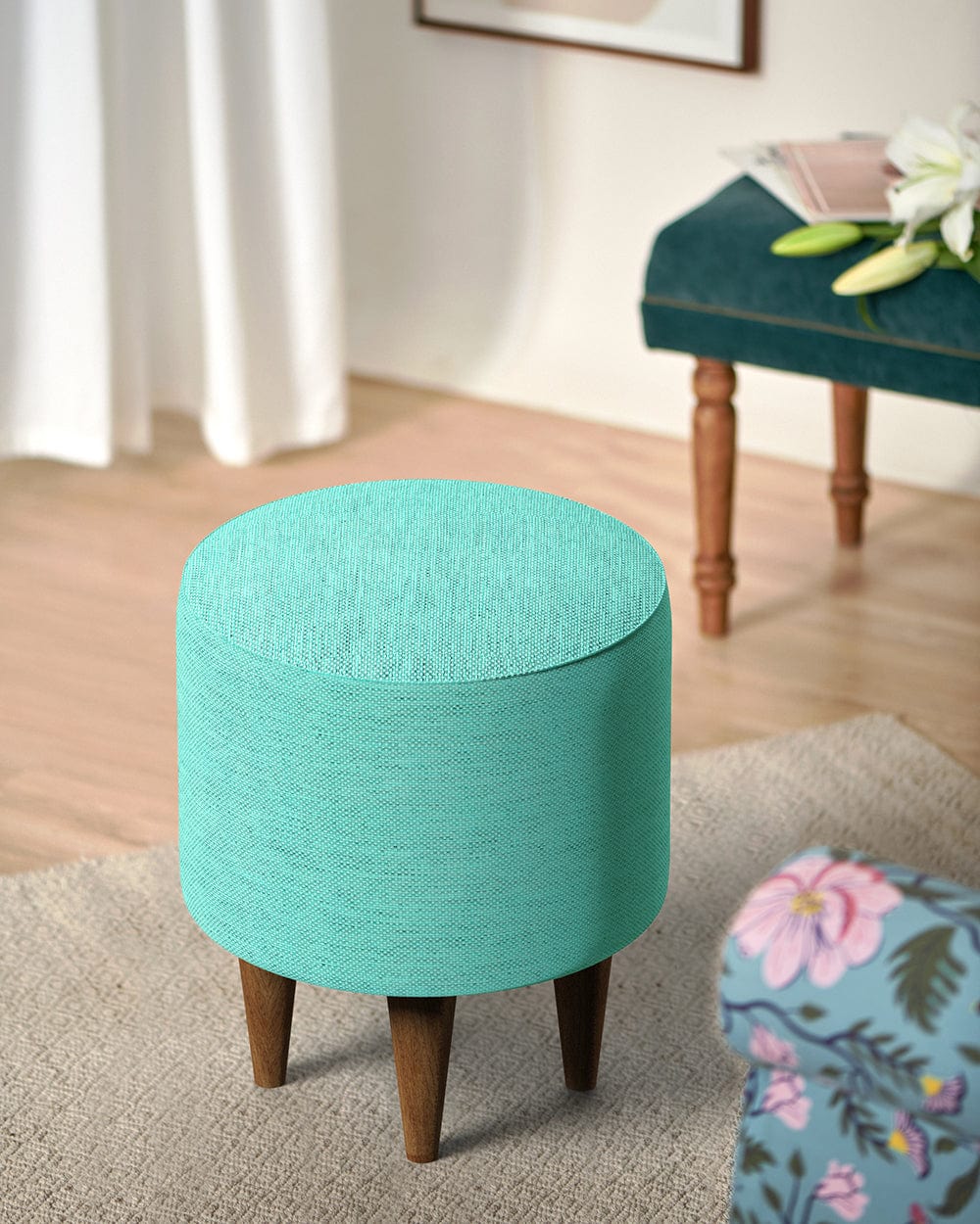 French Pouffe - Plain