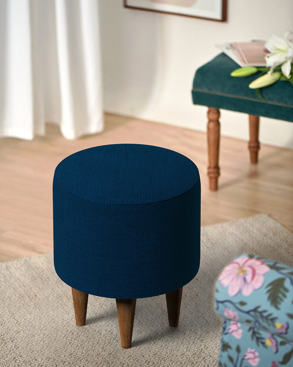 French Pouffe - Plain