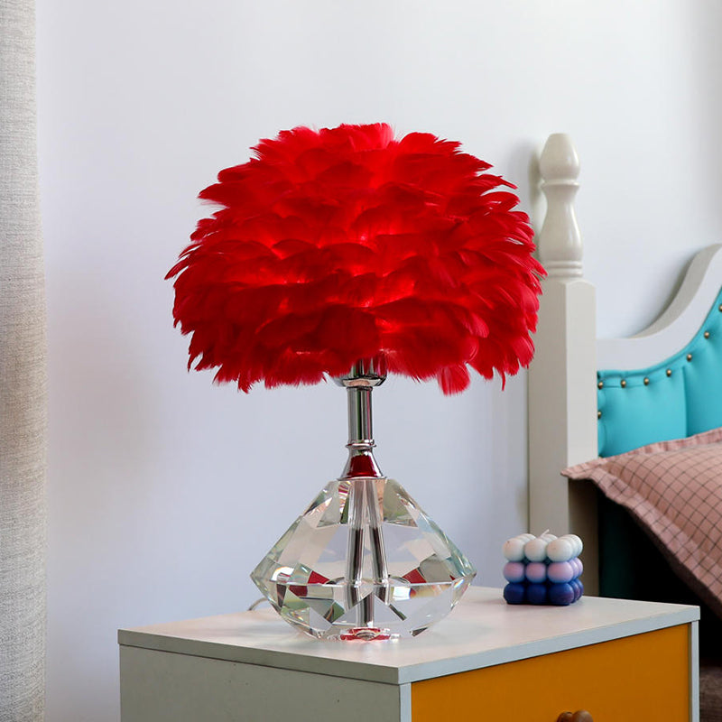 Mattie Feathers Bedside Lamp