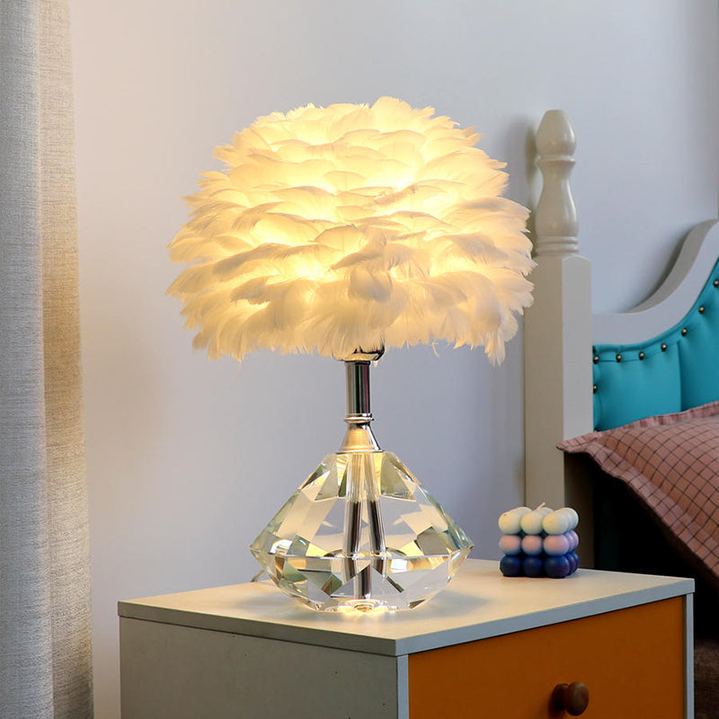 Mattie Feathers Bedside Lamp