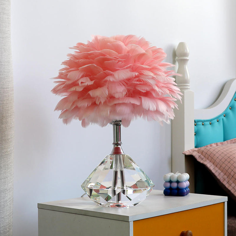 Mattie Feathers Bedside Lamp