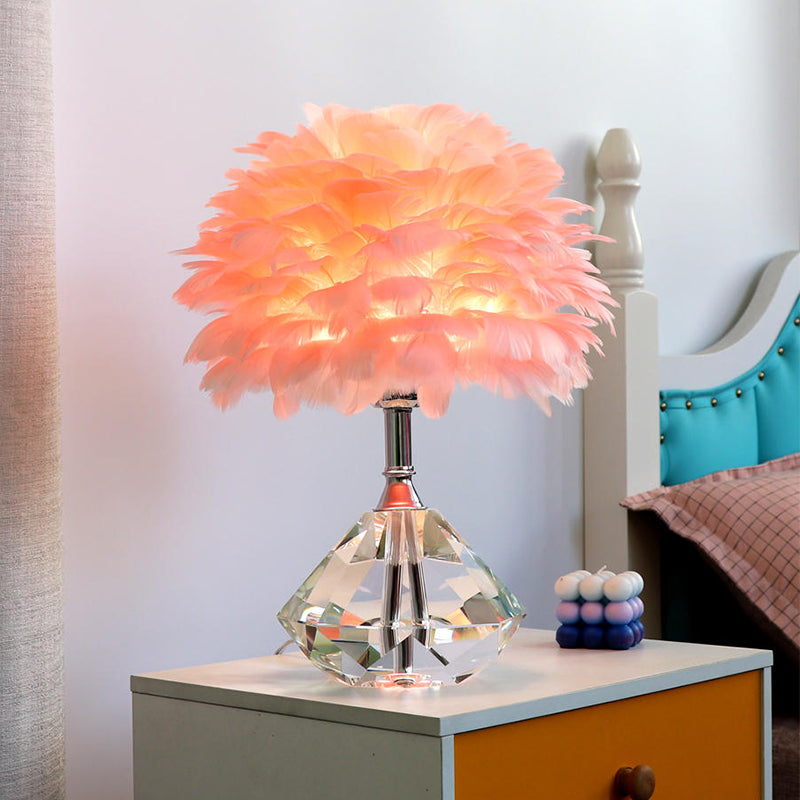 Mattie Feathers Bedside Lamp