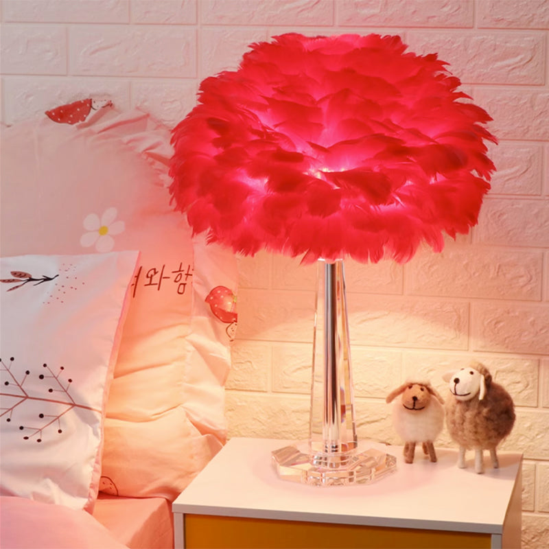 Julian Feathers Bedside Lamp