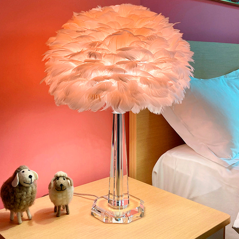 Julian Feathers Bedside Lamp